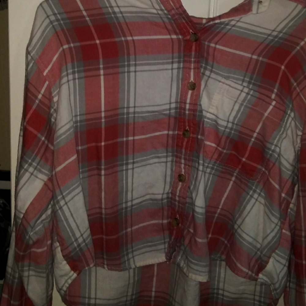 Cropped flannel